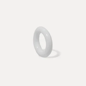 Flash Sale STILNEST Anello Murano Glas Weiß - Single