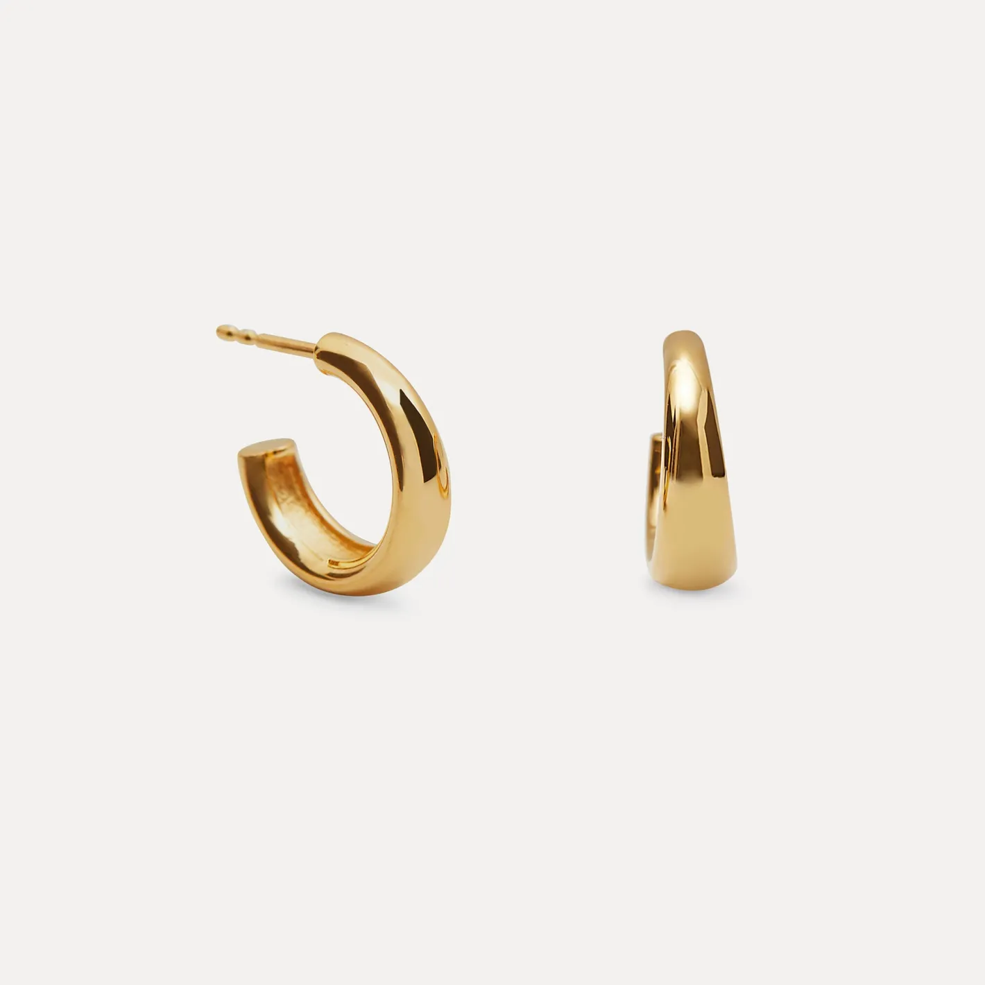Fashion STILNEST Bombé Bold Creolen Ohrringe