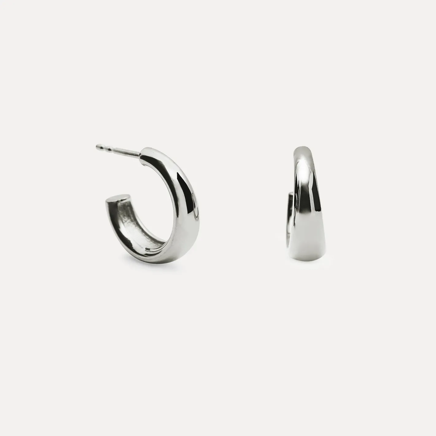 Fashion STILNEST Bombé Bold Creolen Ohrringe