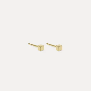 Discount STILNEST Cube Ohrstecker Ohrringe | 585 Gold