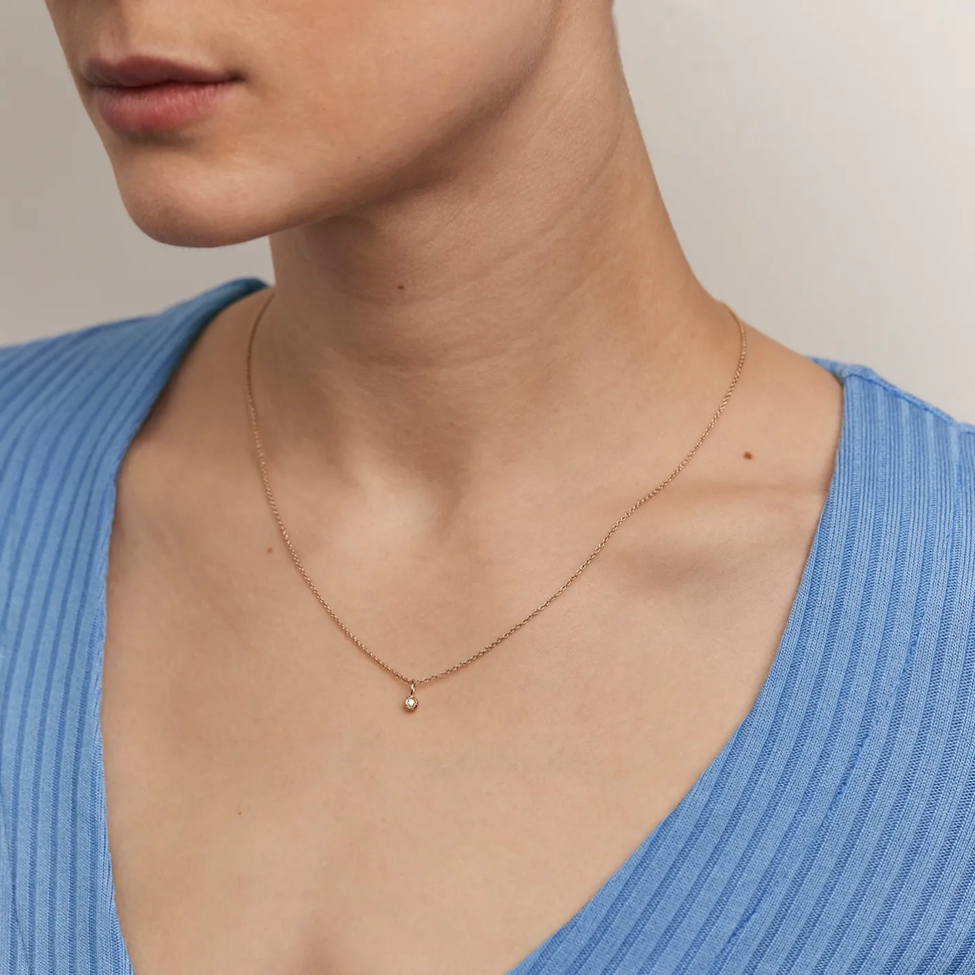 Hot STILNEST Diamant Mater Anhänger | 585 Gold