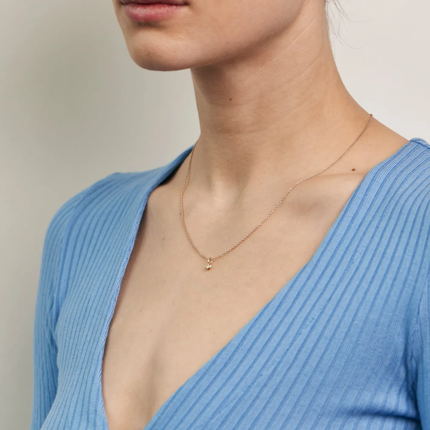 Hot STILNEST Diamant Mater Anhänger | 585 Gold