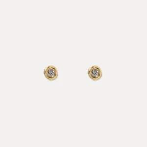 Store STILNEST Diamant Mater Ohrstecker Ohrringe | 585 Gold