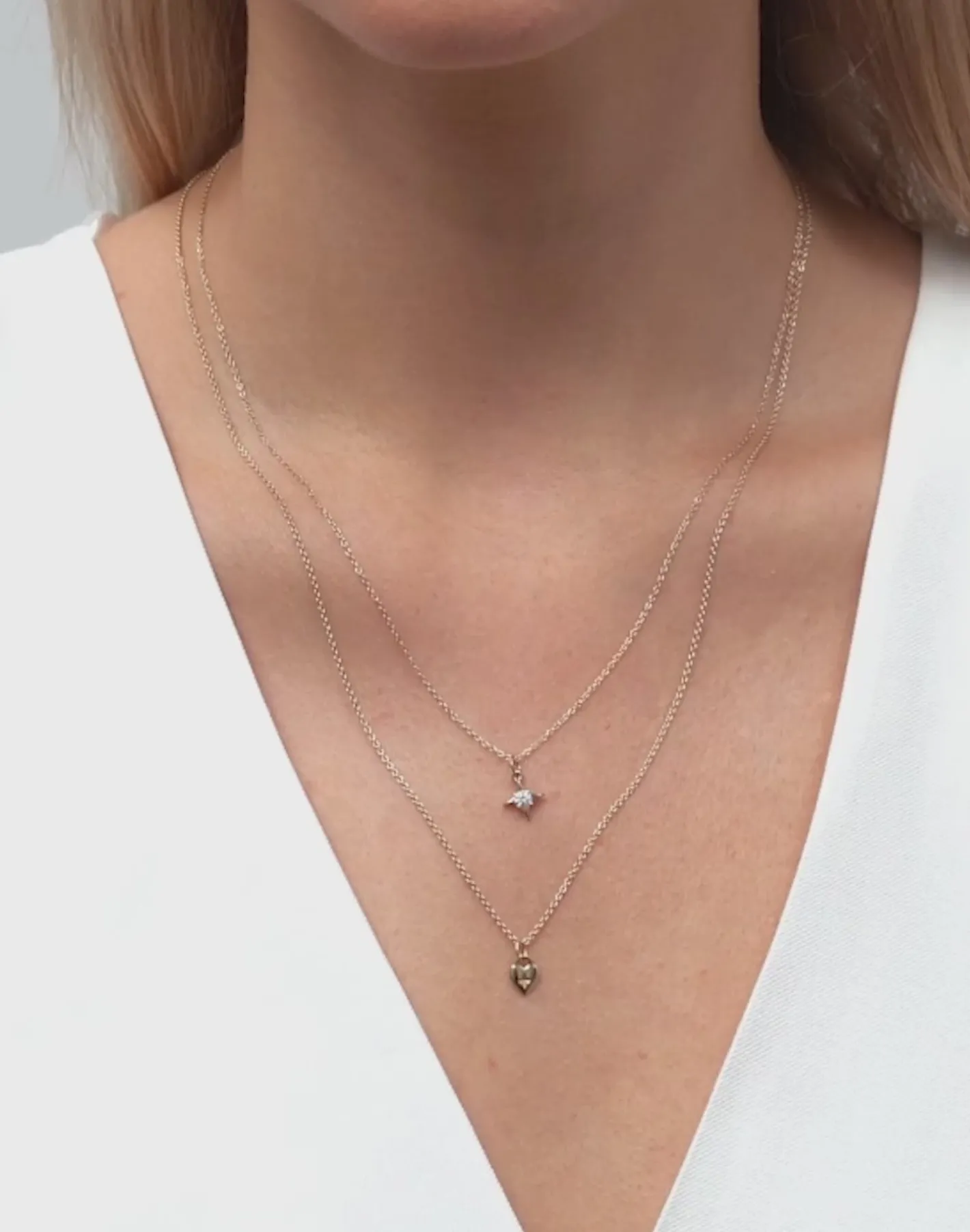 Clearance STILNEST Diamant Stella Star Anhänger | 585 Gold