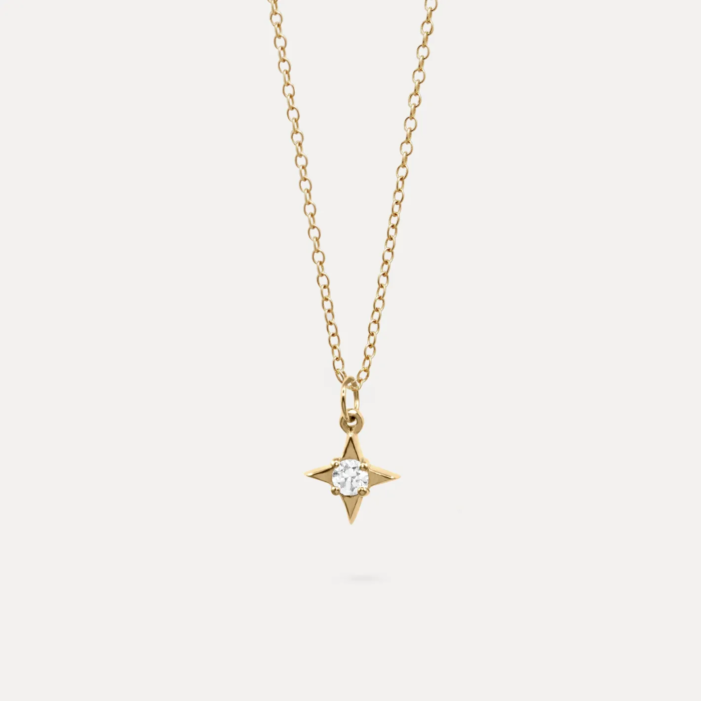Clearance STILNEST Diamant Stella Star Kette | 585 Gold
