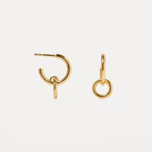 Fashion STILNEST Duo Creolen Ohrringe