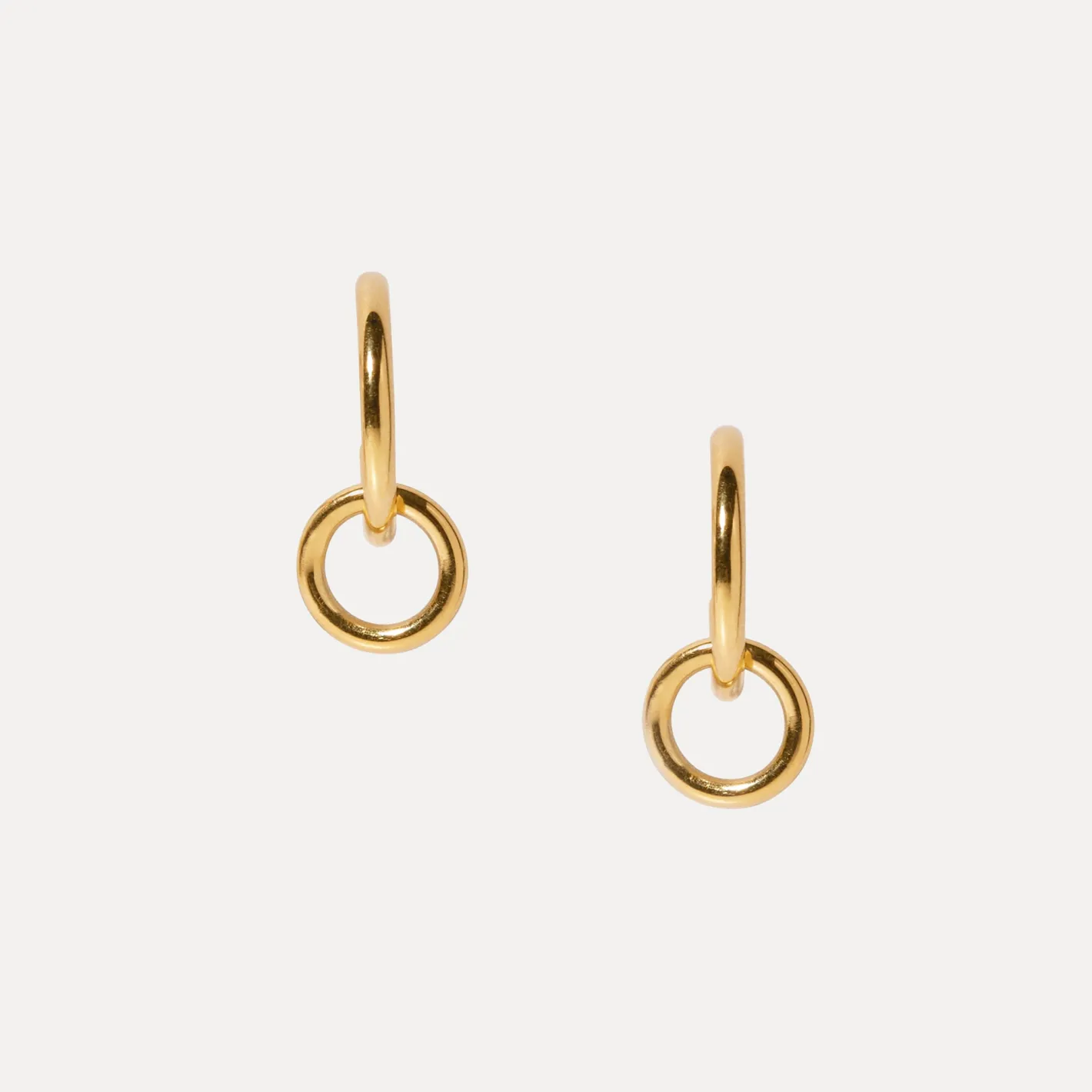Fashion STILNEST Duo Creolen Ohrringe