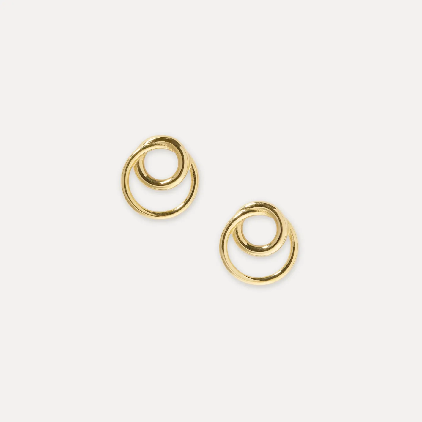 Hot STILNEST Duo Ohrstecker Ohrringe | 585 Gold