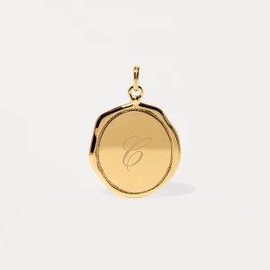 New STILNEST Engravable Large Seal Anhänger