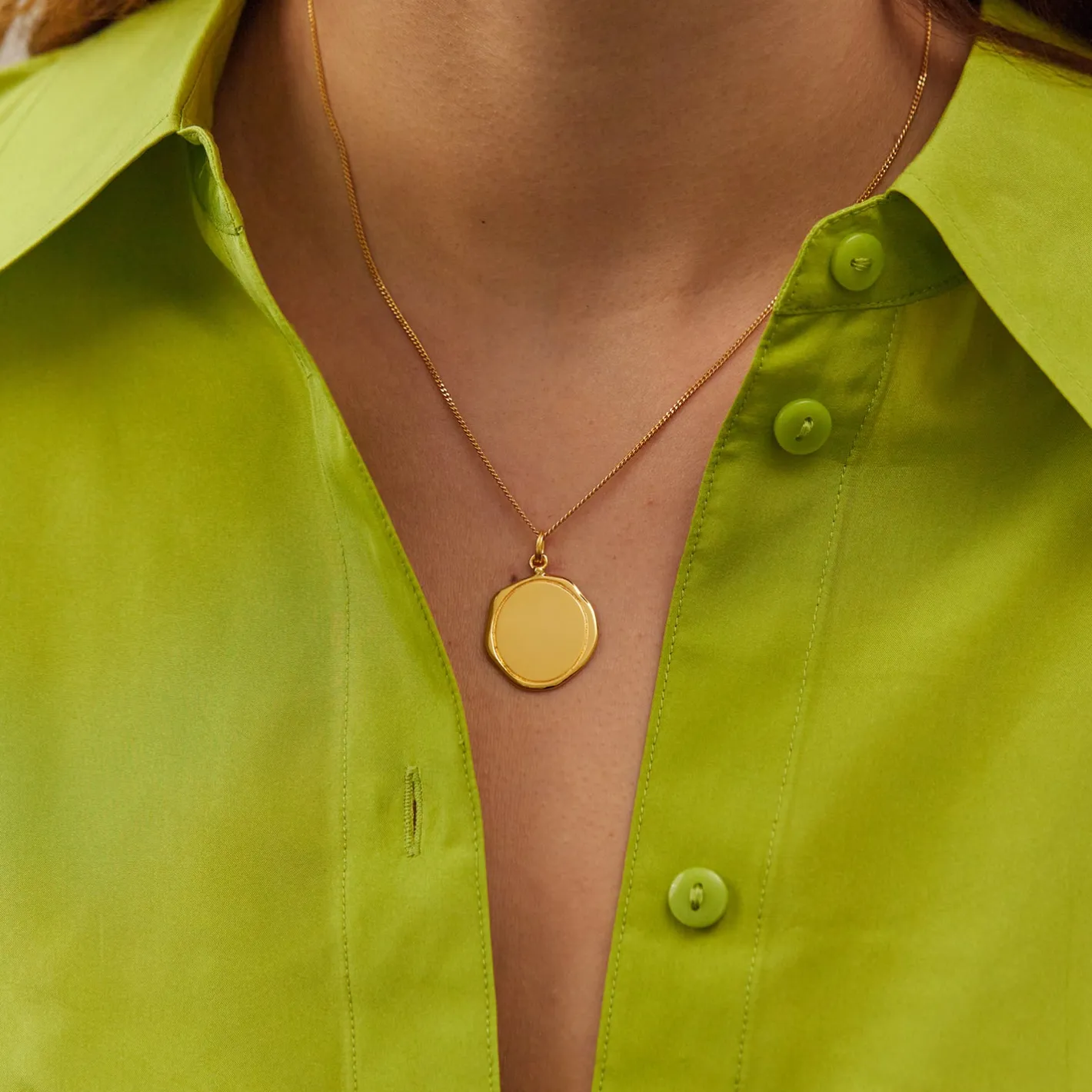 Best STILNEST Engravable Large Seal Kette