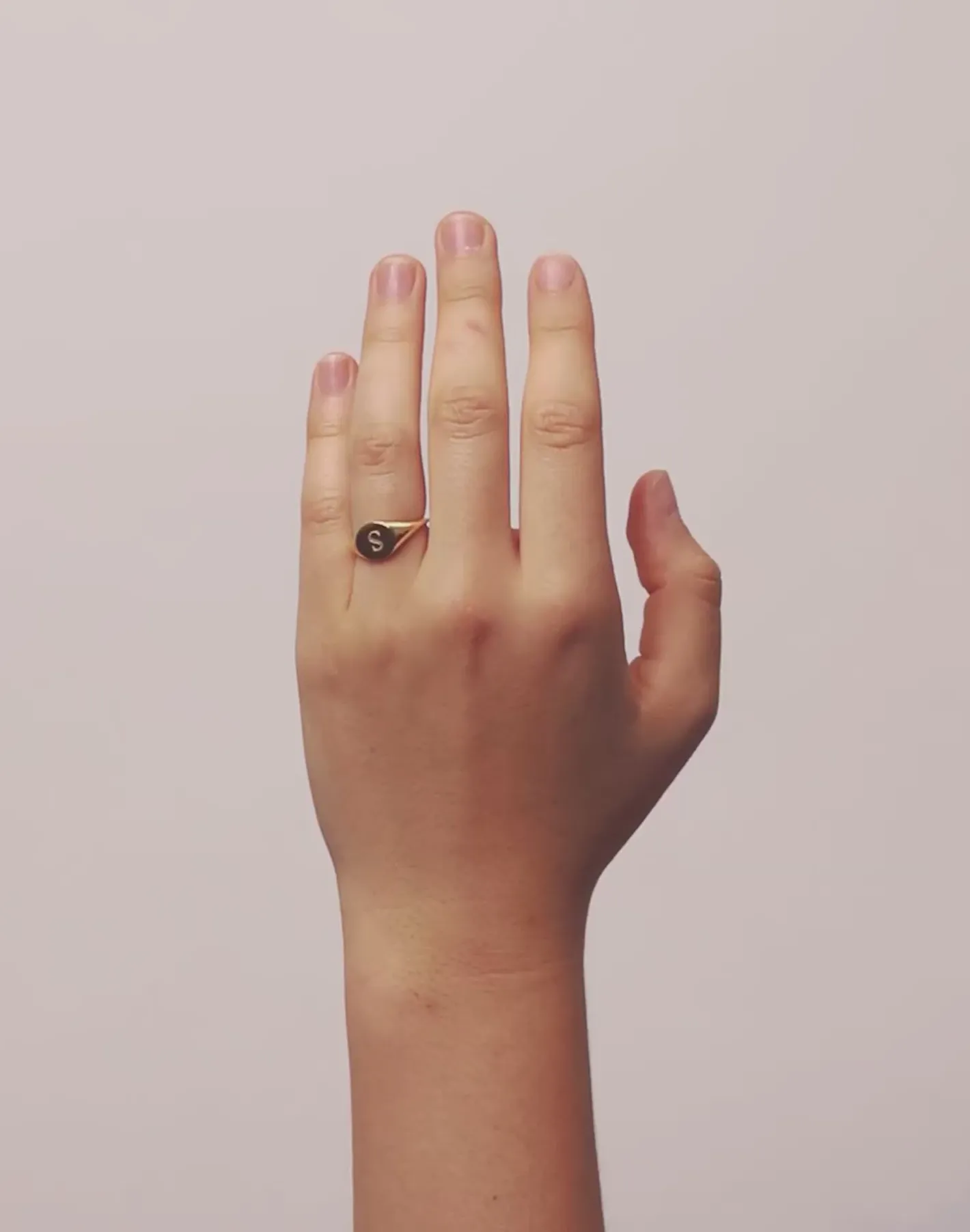 Cheap STILNEST Engravable Pinky Siegelring