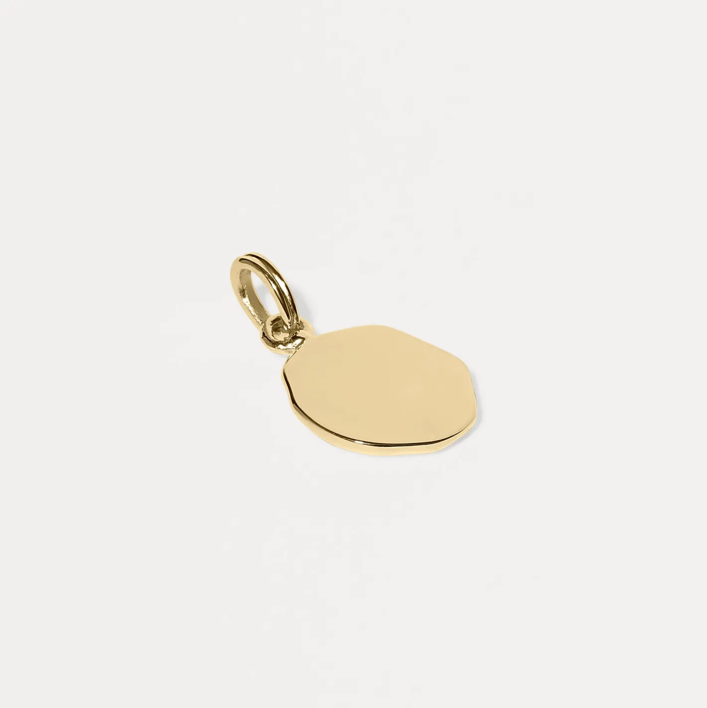 Best STILNEST Engravable Seal Anhänger | 585 Gold