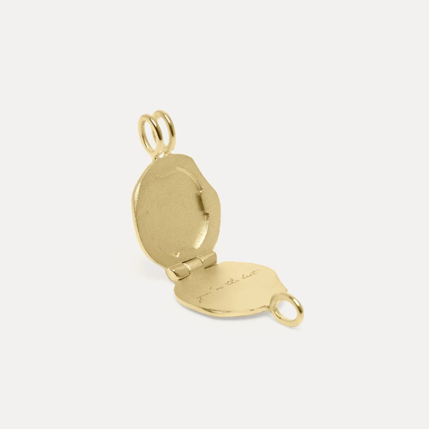 Cheap STILNEST Engravable Seal Medaillon Anhänger | 585 Gold
