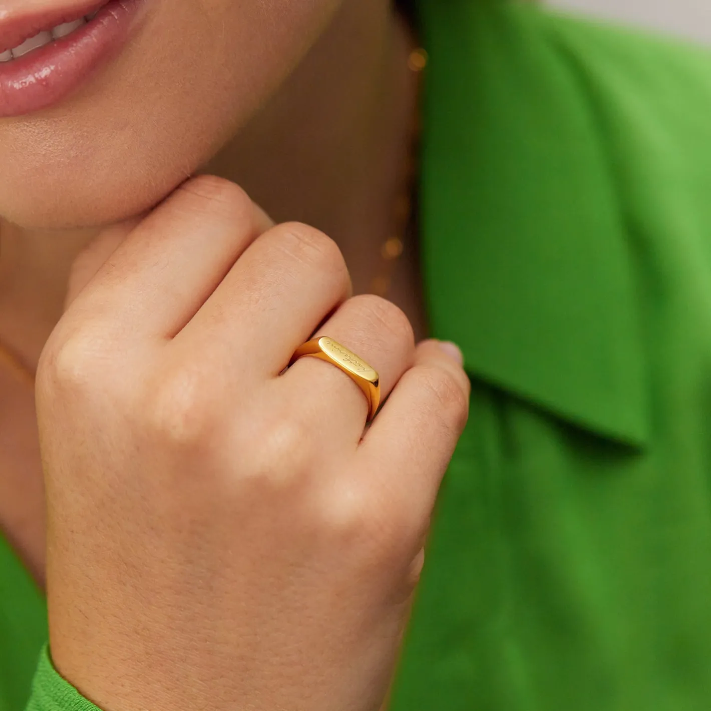 Flash Sale STILNEST Flat-Top Ring | 585 Gold
