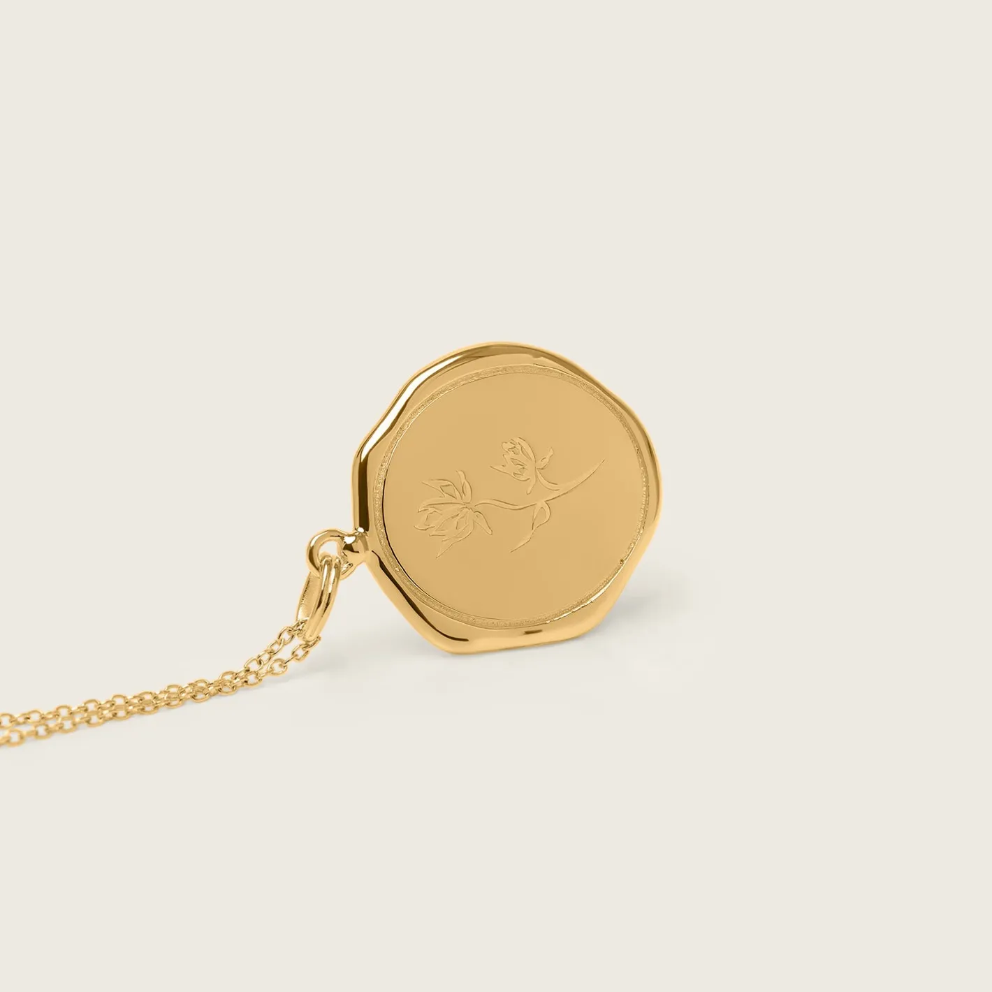 Online STILNEST Floral Large Seal Kette