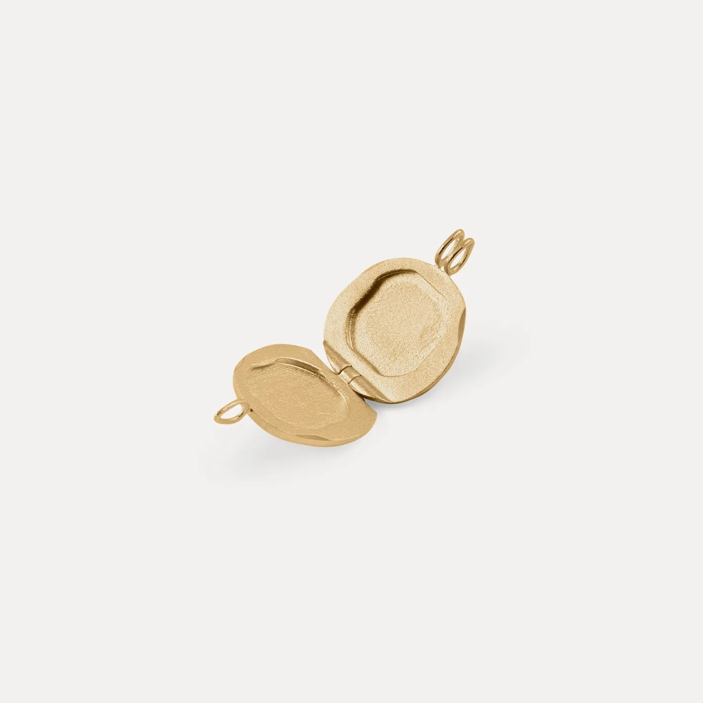Clearance STILNEST Floral Medaillon Anhänger | 585 Gold