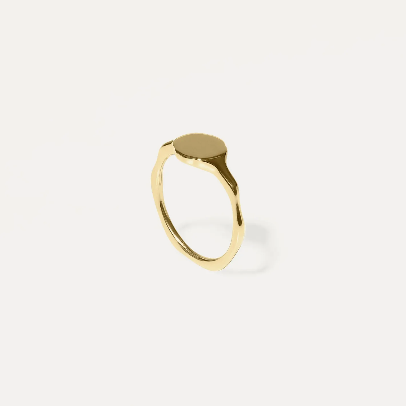 Cheap STILNEST Fluid Siegelring Hochglanz | 585 Gold