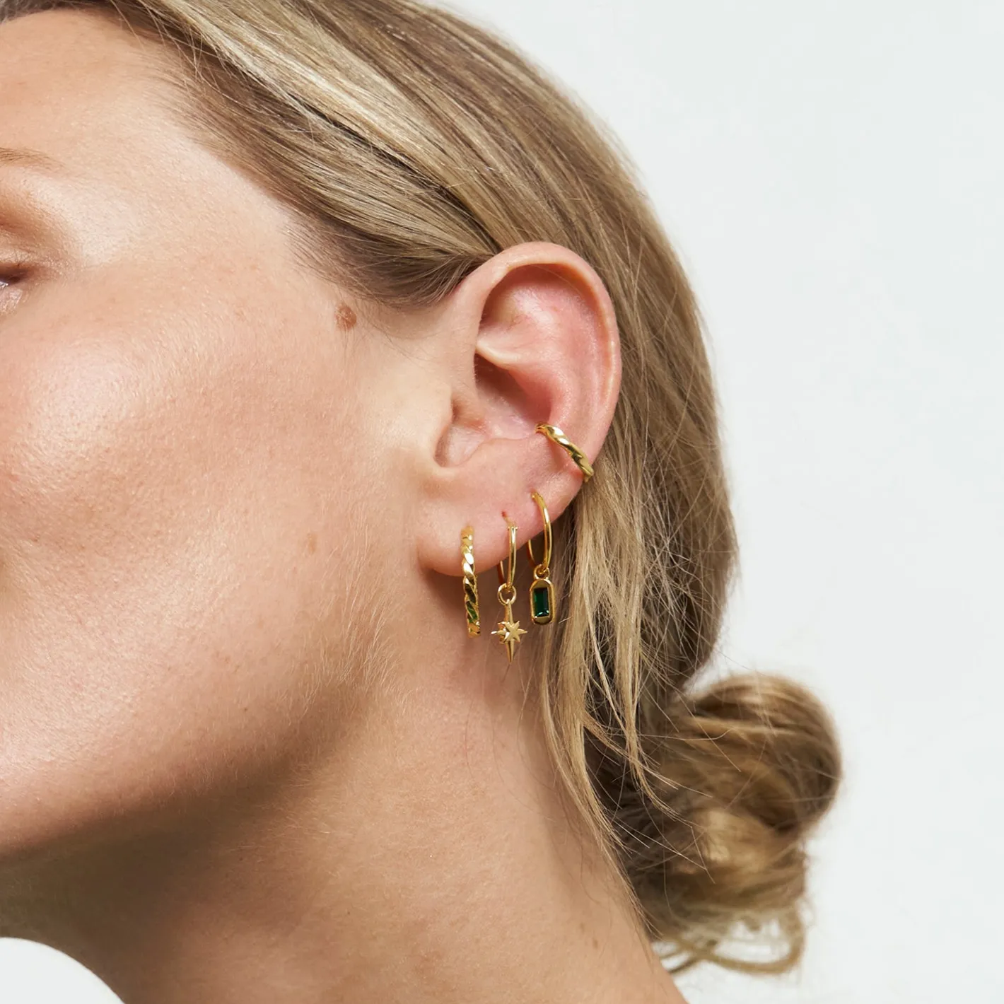 Cheap STILNEST Flux Ear Cuff | 585 Gold