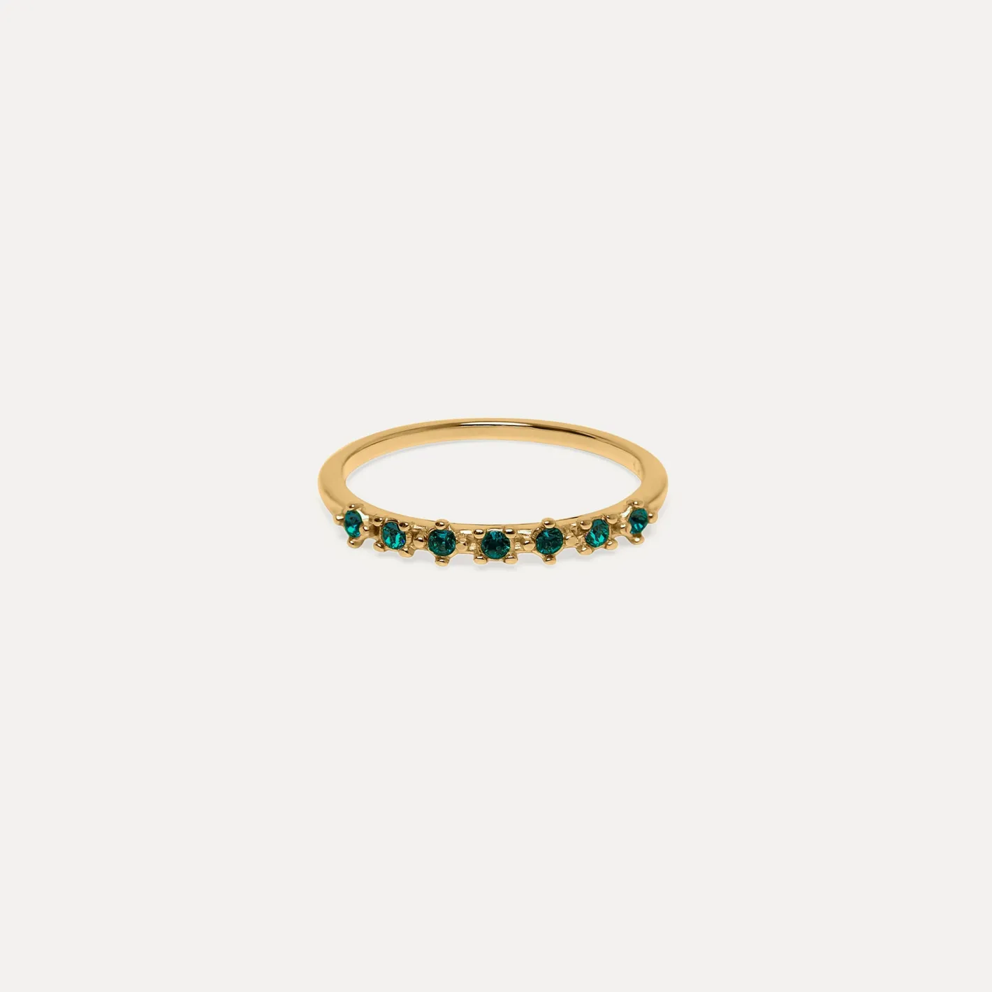 Cheap STILNEST Grüne Kristalle Color Delight Ring