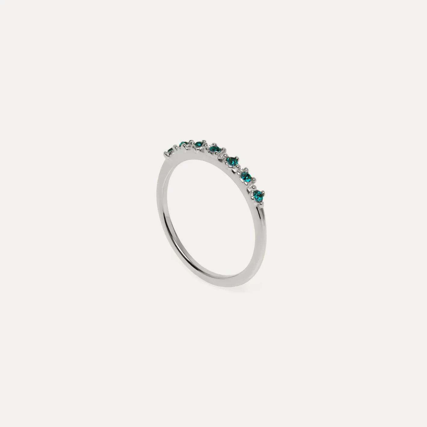 Cheap STILNEST Grüne Kristalle Color Delight Ring