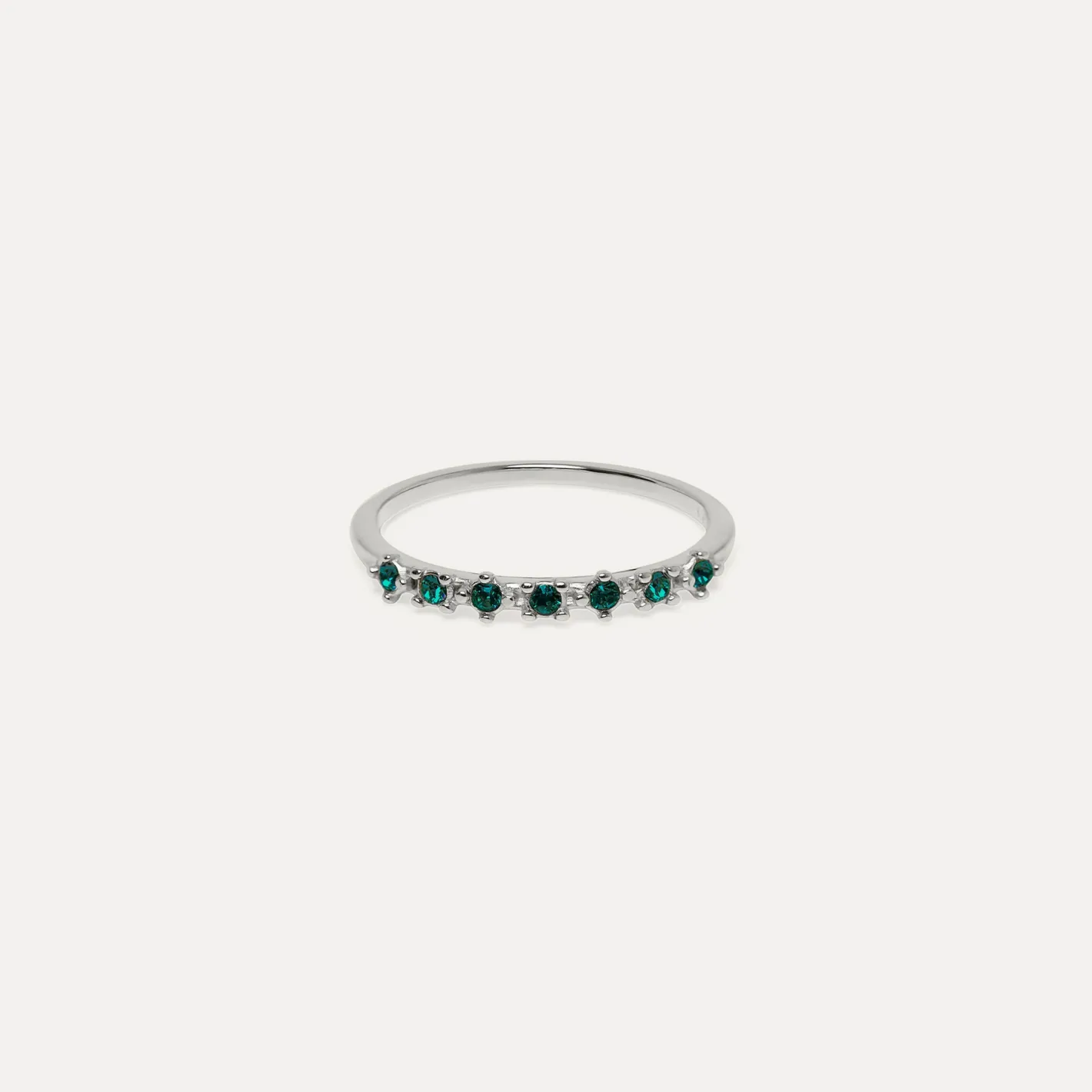 Cheap STILNEST Grüne Kristalle Color Delight Ring