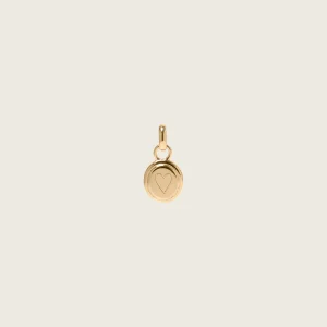 Fashion STILNEST Heart Emblem Anhänger | 585 Gold