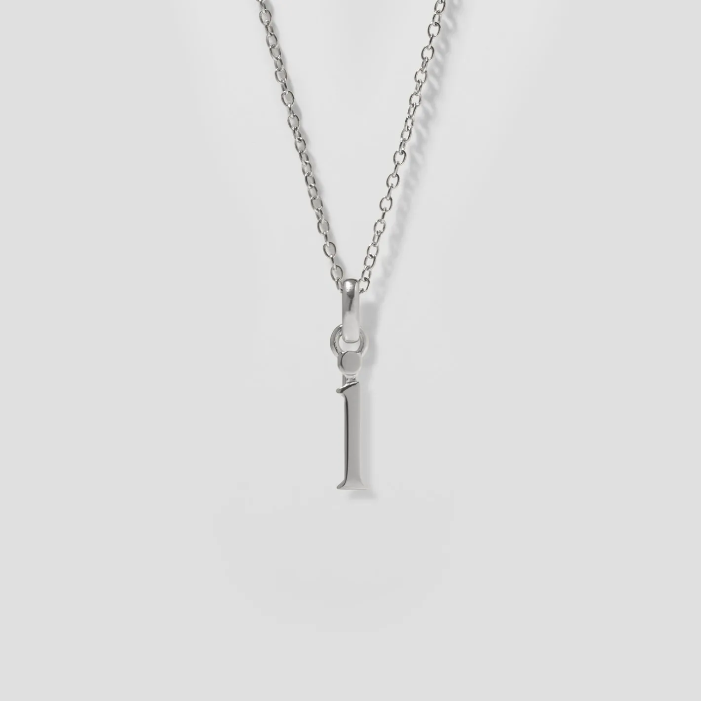 Hot STILNEST Initial mit Ankerkette 925 Silber