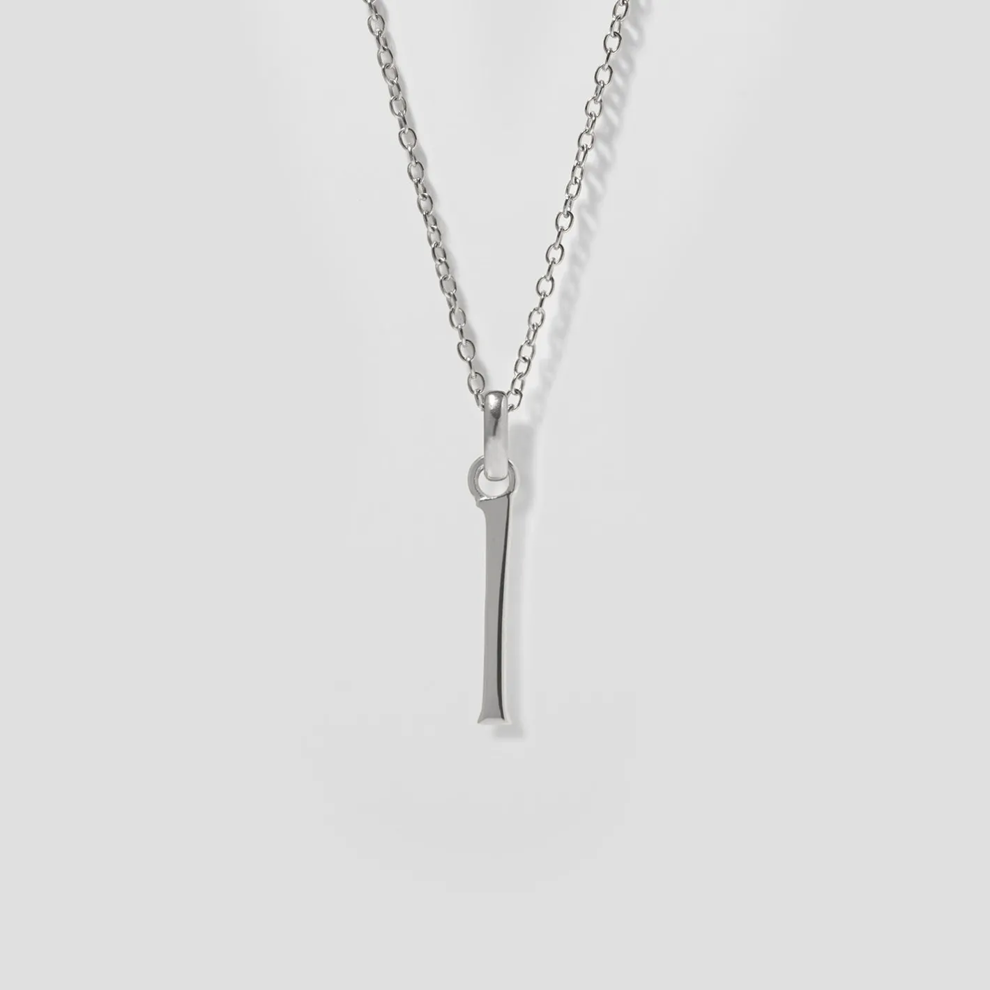 Hot STILNEST Initial mit Ankerkette 925 Silber