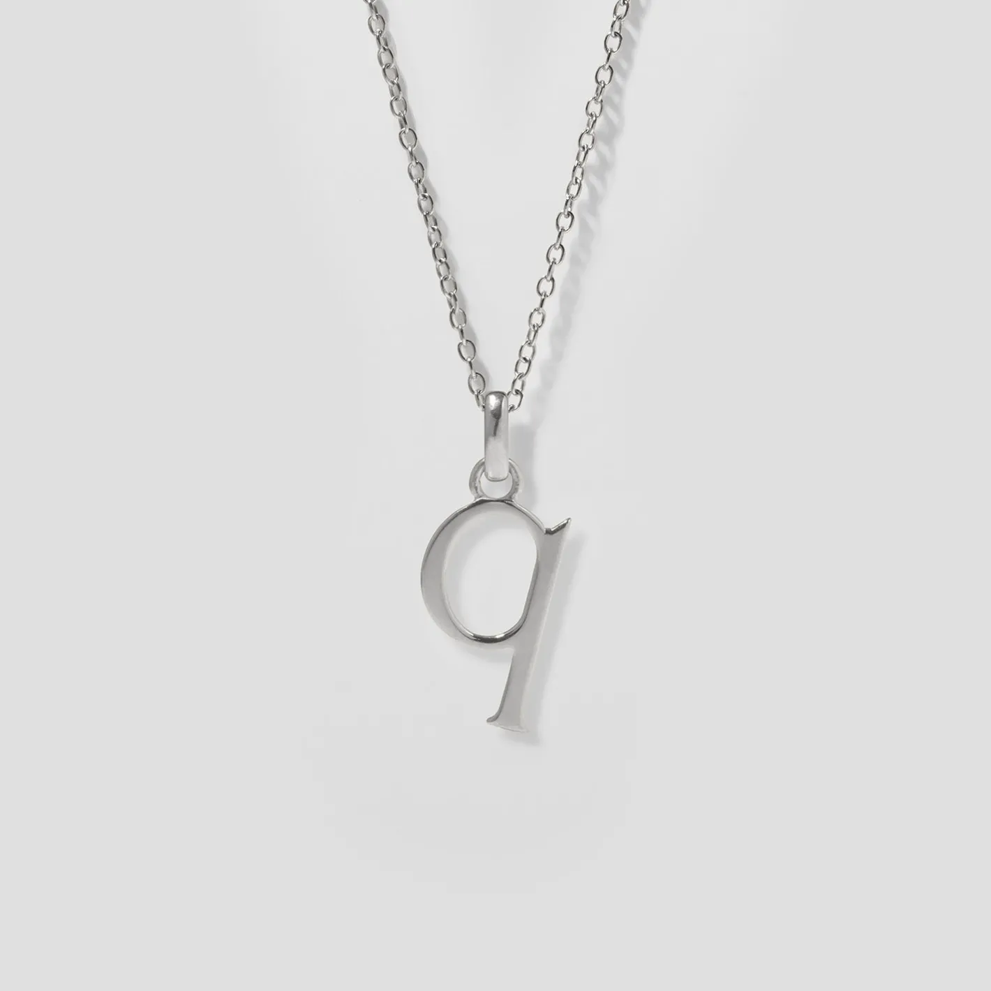 Hot STILNEST Initial mit Ankerkette 925 Silber