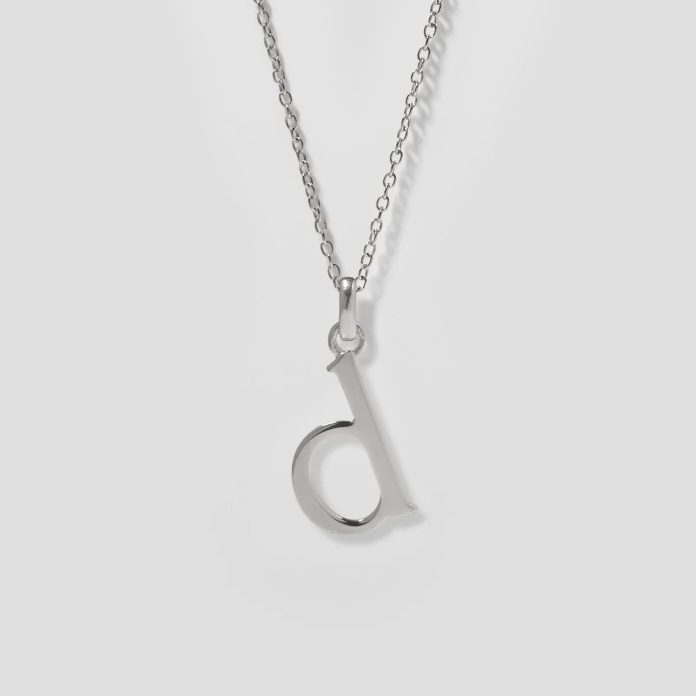 Hot STILNEST Initial mit Ankerkette 925 Silber