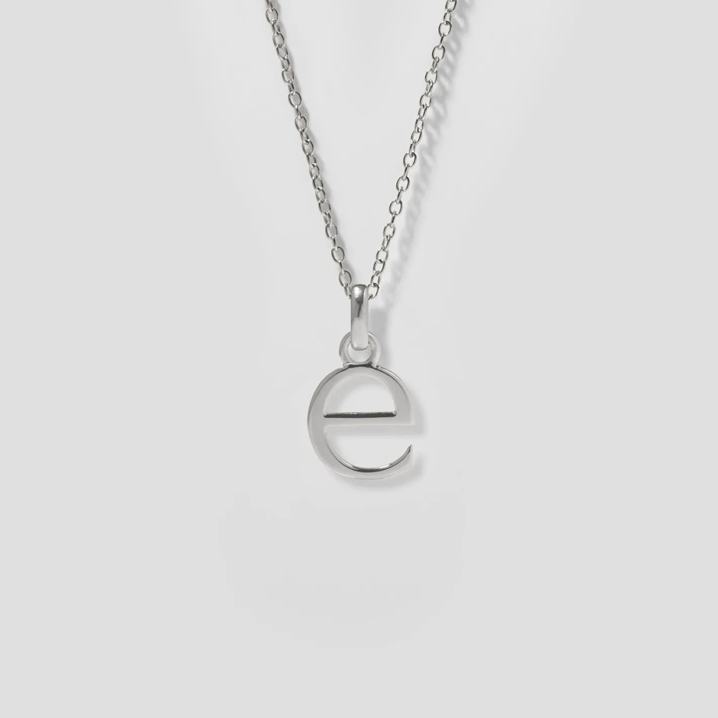 Hot STILNEST Initial mit Ankerkette 925 Silber
