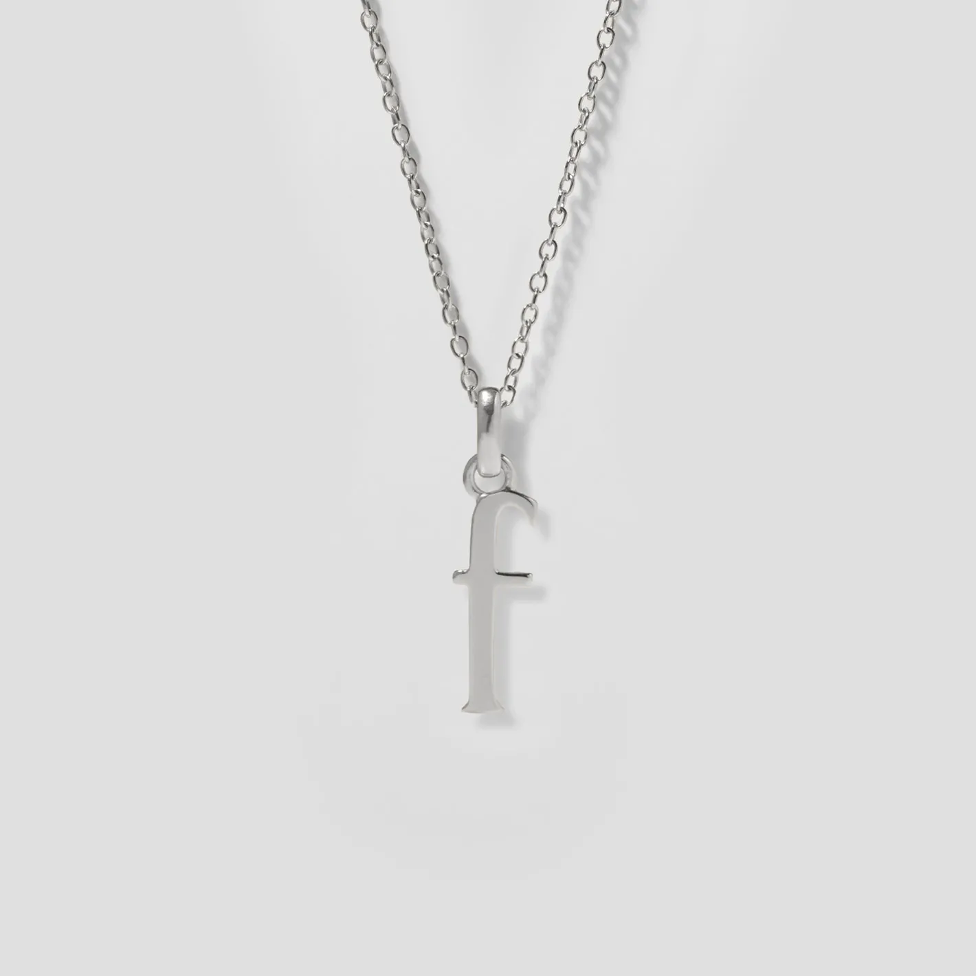 Hot STILNEST Initial mit Ankerkette 925 Silber