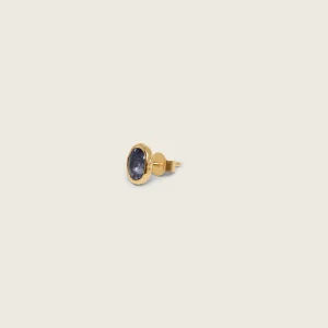 Sale STILNEST Iolith Violet Fizz Ohrstecker Ohrringe - Single | 585 Gold