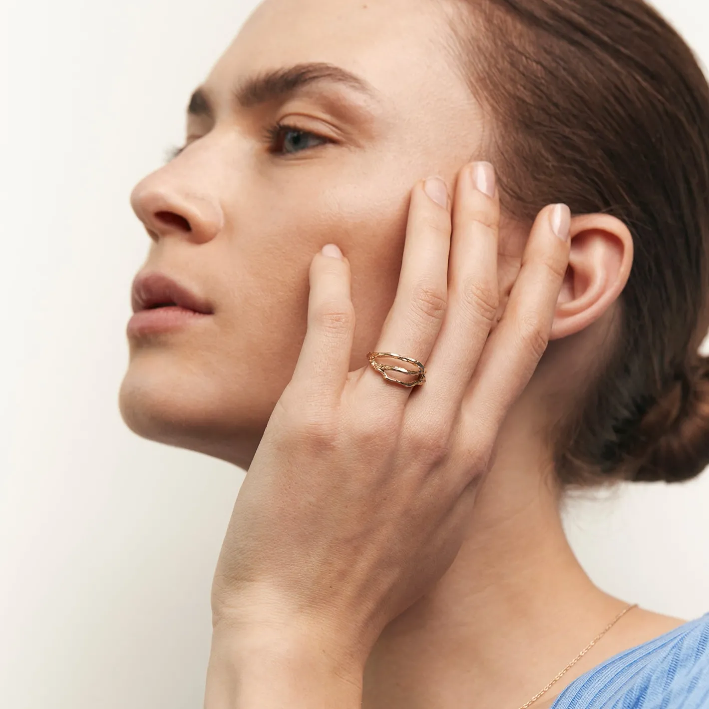 New STILNEST Mater Embrace Ring | 585 Gold
