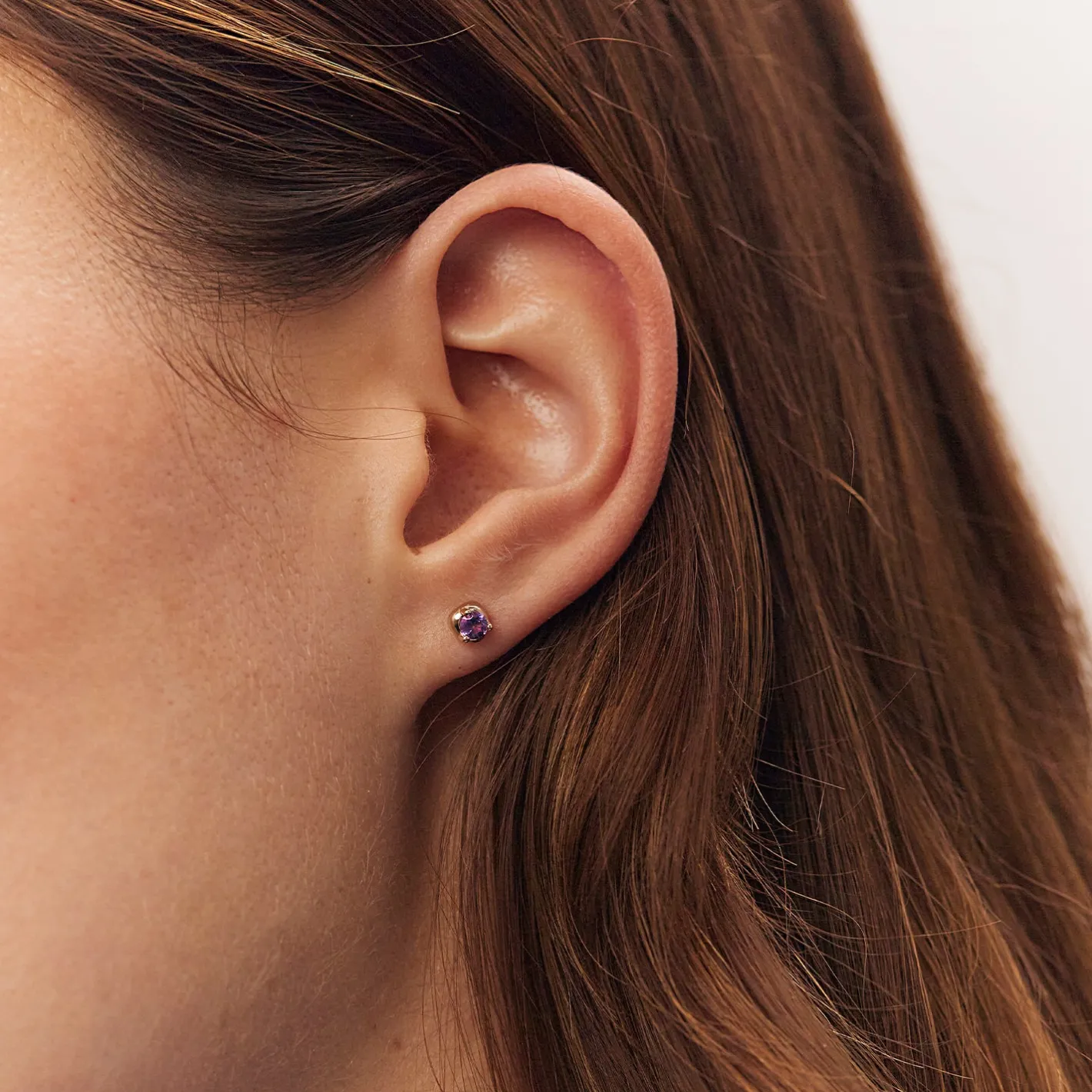 Shop STILNEST Mini Birthstone Ohrstecker Ohrringe | 585 Gold