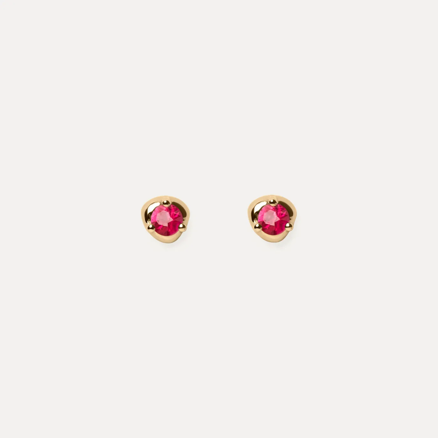 Shop STILNEST Mini Birthstone Ohrstecker Ohrringe | 585 Gold