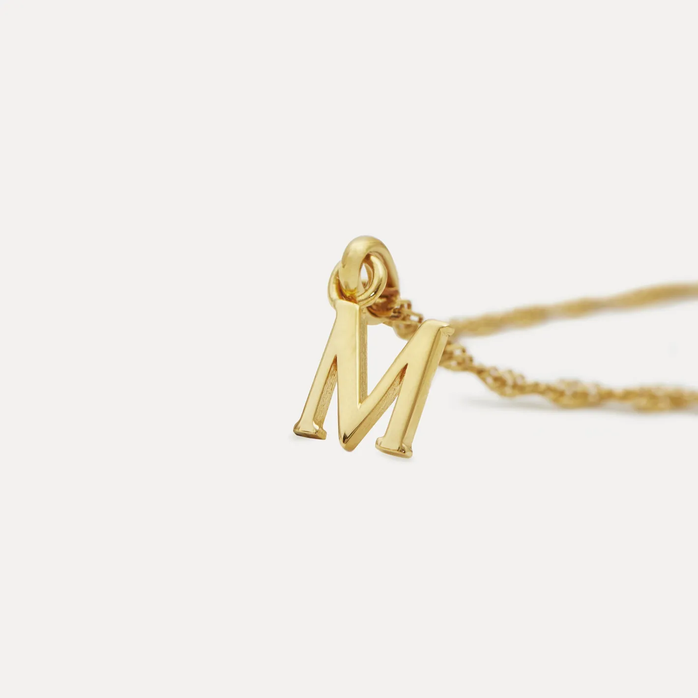 Online STILNEST Mini Initial Anhänger | 585 Gold