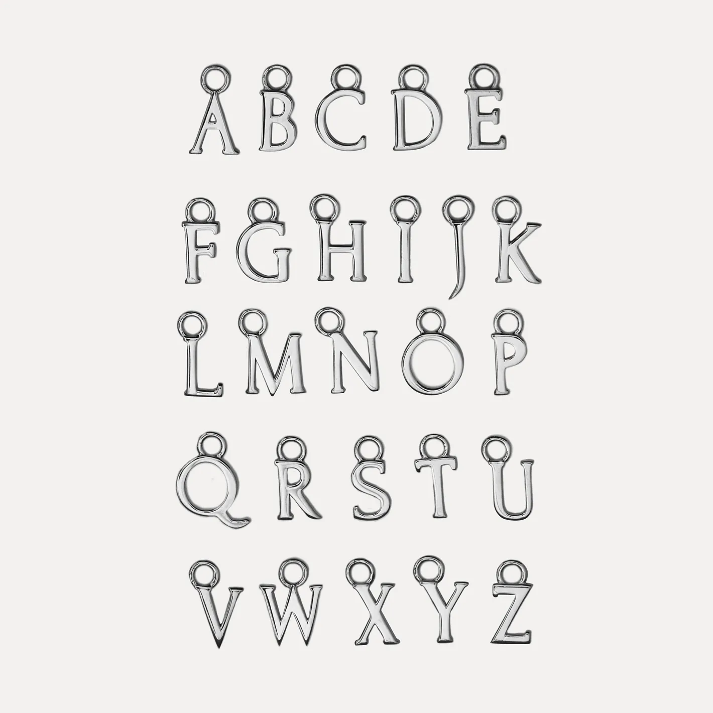 Cheap STILNEST Mini Initial Creolen Ohrringe Groß