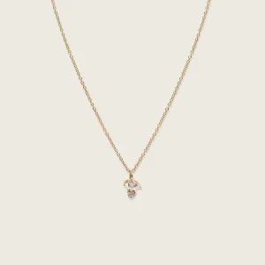 Shop STILNEST Mondstein & Grauer Mondstein Joy Kette | 585 Gold