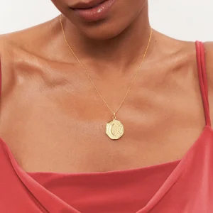 Cheap STILNEST Moon Large Seal Kette | 585 Gold