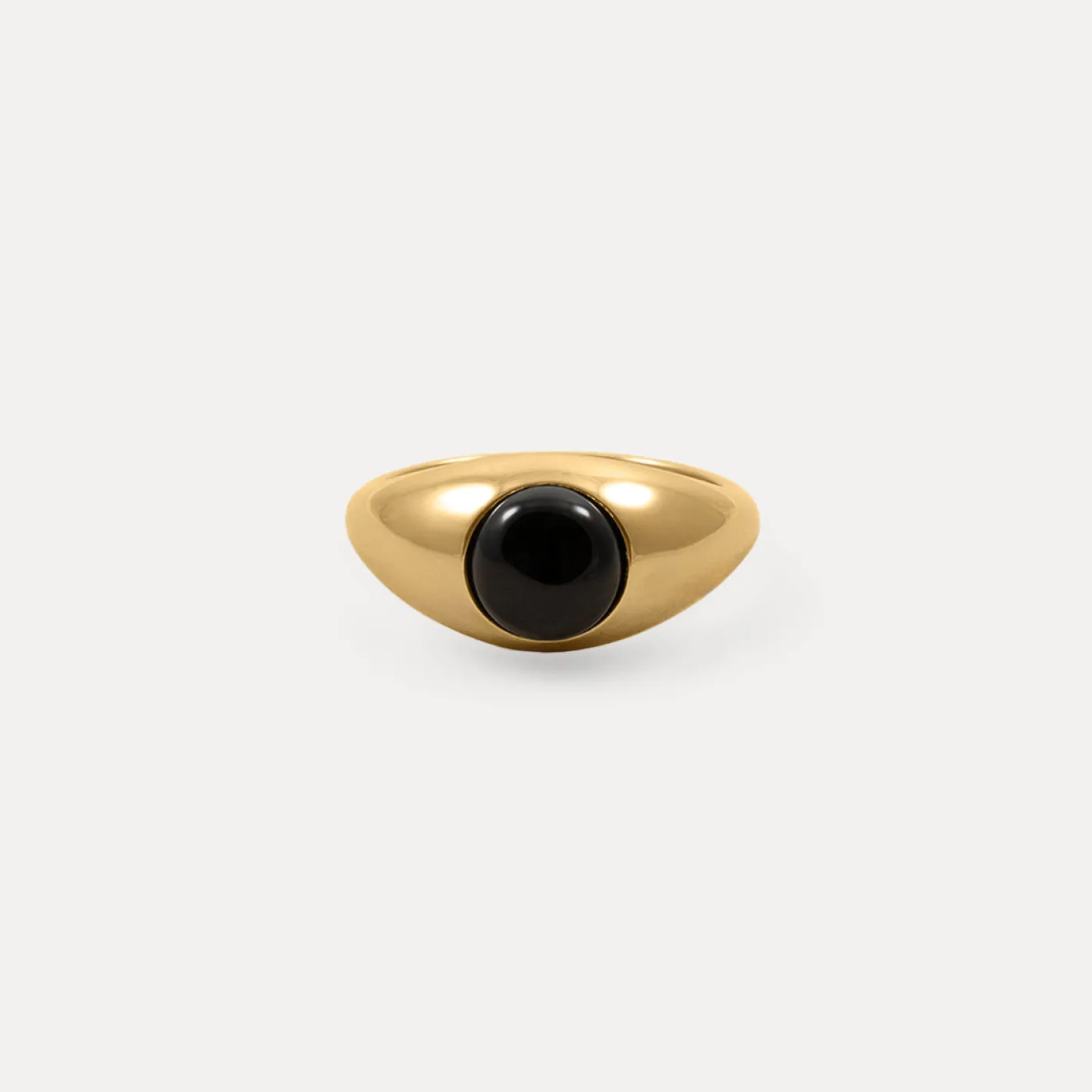 Cheap STILNEST Onyx Eden Pea Ring