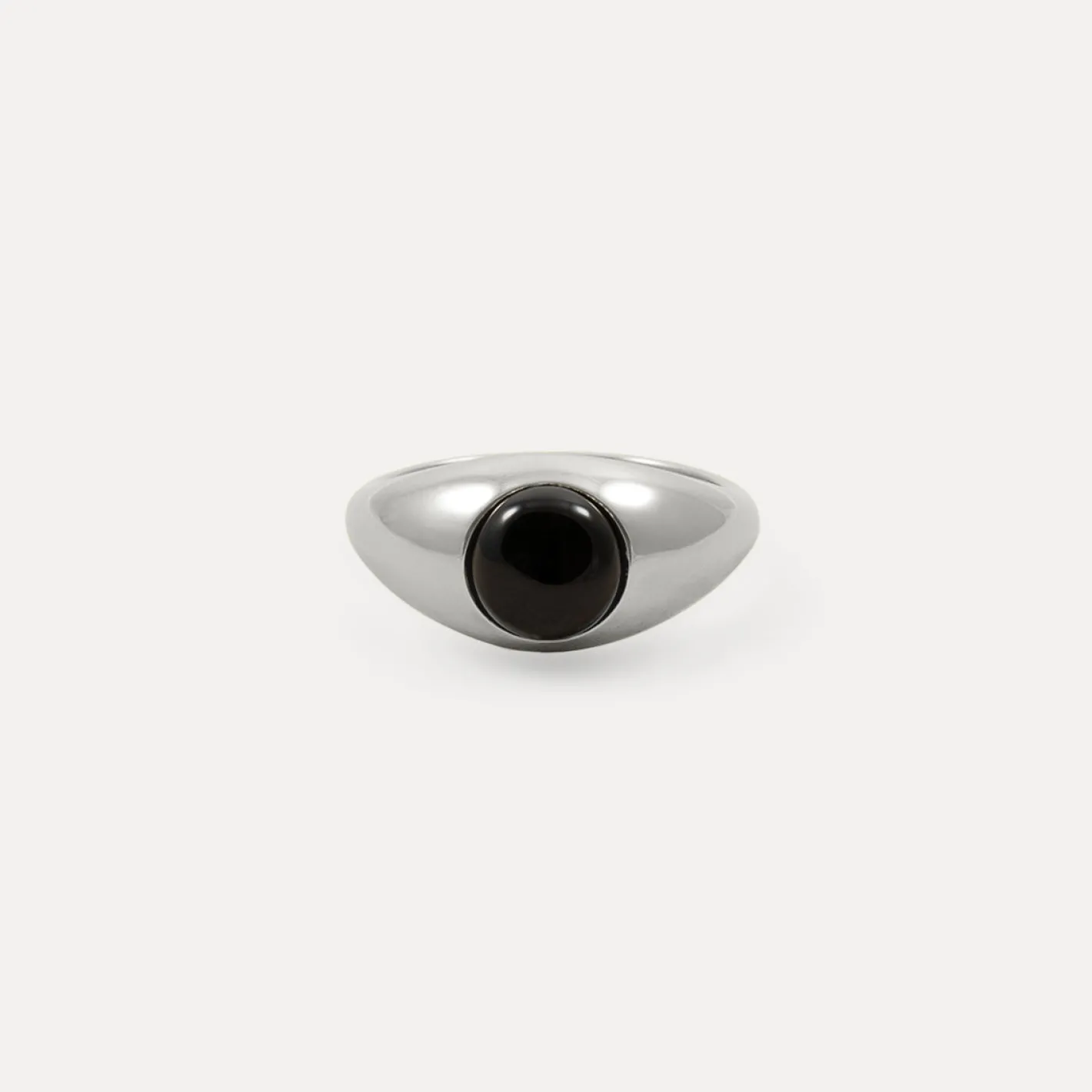 Cheap STILNEST Onyx Eden Pea Ring