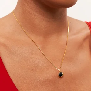 New STILNEST Onyx Instants of Strength Kette