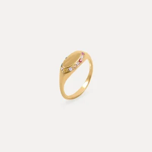 Best Sale STILNEST Rainbow Crown Ring