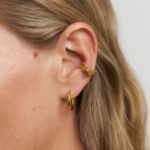 Best STILNEST Ridged Ear Cuff