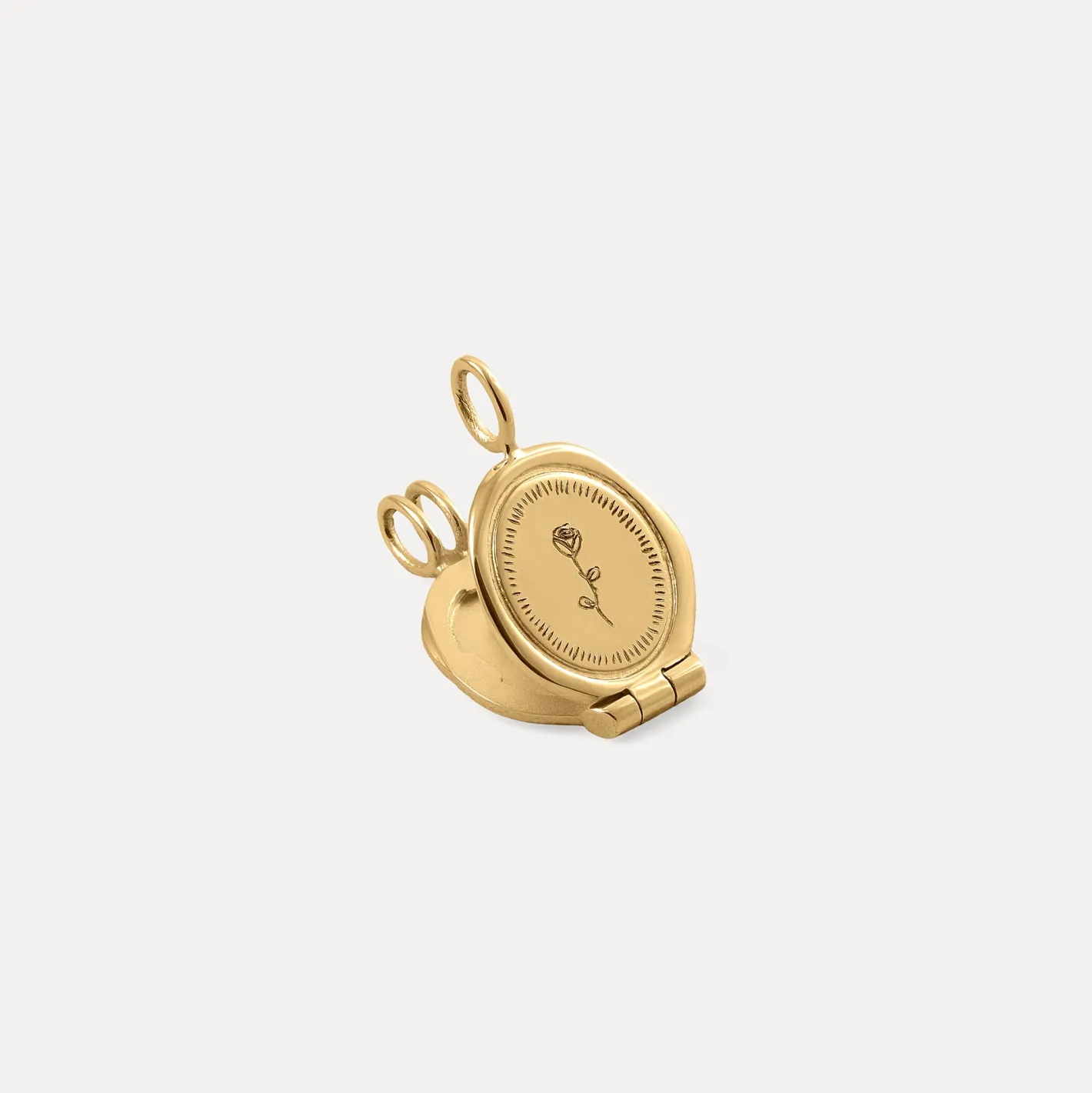 Best Sale STILNEST Rose Seal Medaillon Kette