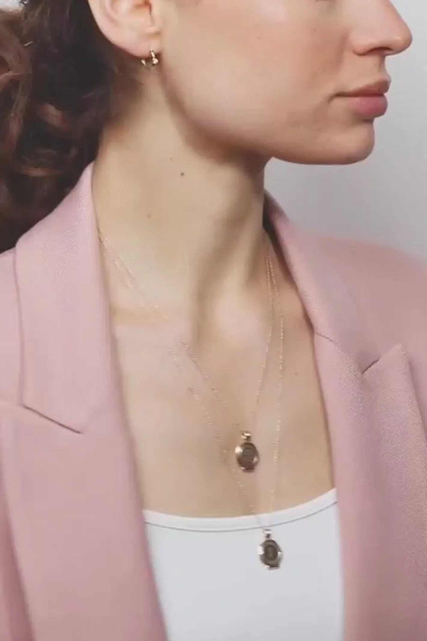 Best Sale STILNEST Rose Seal Medaillon Kette