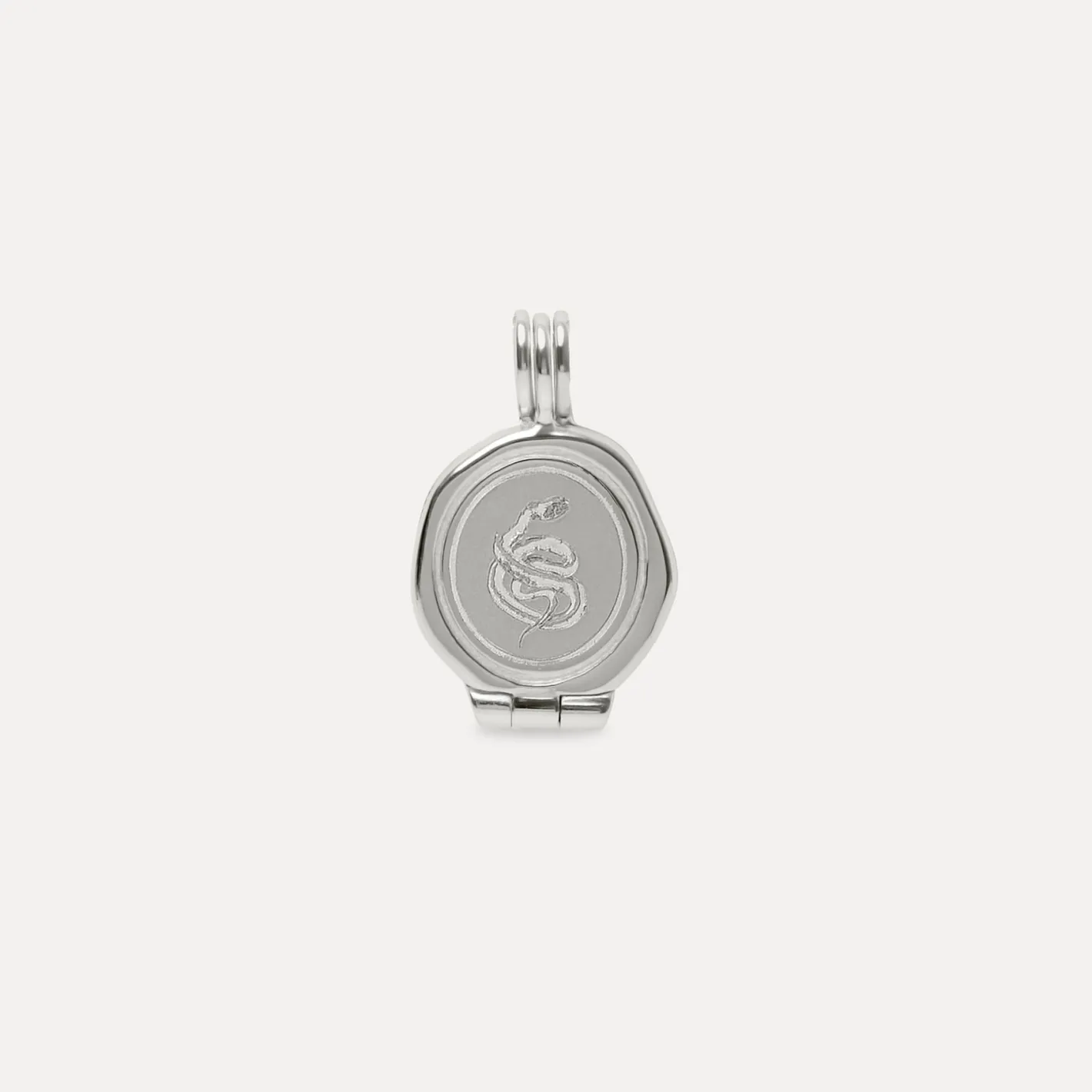 Sale STILNEST Snake Seal Medaillon Kette