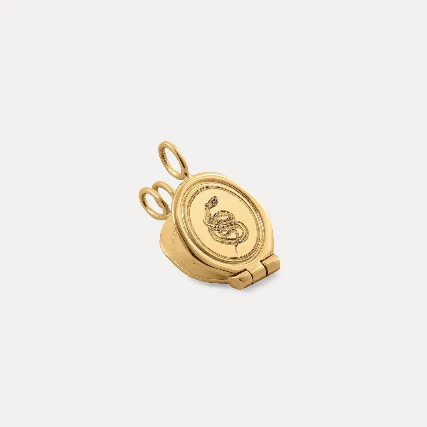 Sale STILNEST Snake Seal Medaillon Kette