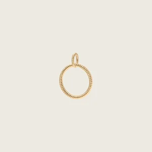 Shop STILNEST Snake Tail Circle Anhänger | 585 Gold